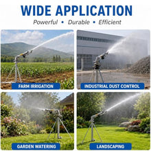 Farm Irrigation Sprinkler, 360° Rotary Large-Area Watering Spray withstand