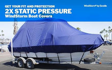 Eevelle Windstorm T-Top Boat Cover Charcoal Gray