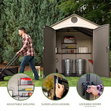 Lifetime 6402 Outdoor Storage Shed, 8 by 12.5 Feet; 2 windows