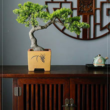 YXIANG56Q Fake Plants Grade Simulation Welcome to Tree Tree Bonsai Hotel Office Tea Several Live Hall Extreme Decoration Beautiful Items Bonsai Tree(E)
