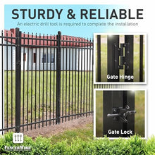 Fencer Wire Heavy Duty Arc Fence Gate - Pack of 5, 4FT Height x 4FT Width, Anti-Rust Steel for Outdoor Fencing Barrier, Decorative Garden for Residential, Yard, Pool, Patio