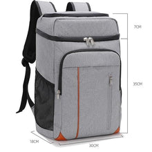 Layer Insulated Backpack Large Capacity Outdoor Picnic Bag Beer Bottle Opener Pull Rod ice Pack