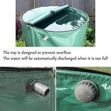 Rainwater barrels, Collapsible Large Water Storage Capacity(Black,1000L)