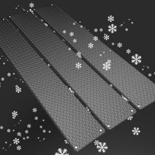 FRGIJUVGY 10 X 48 in Outdoor Electric Heated Snow Melting Mats,with Power Cord, 2 in/h Speed Snow and Ice Heated Pad,for Stairs Steps Driveway Winter Snow Removal(Size:5 Piece)