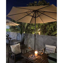 JOMRTS Parasol Beach Parasol 2.7M38mm Iron Rod, withSolid Ribs, Outdoor Sunshade Round Parasol with Hand Crank Umbrella, Canopy (Green 2.7m)
