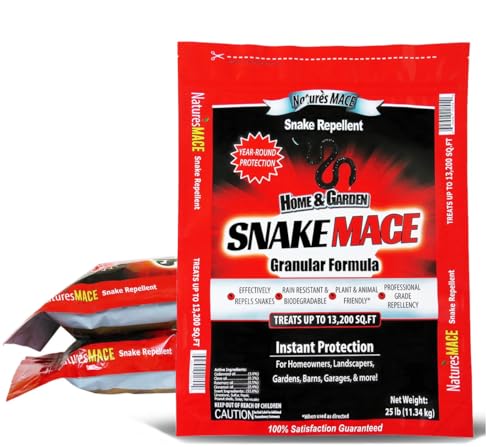 Nature's MACE Snake Mace Snake Repellent 400 oz Granules (Pack of 3)