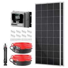 RICH SOLAR 400 Watt Solar Kit Contains 2 high Efficiency 200W Monocrystalline Panels with 9 busbars and 40A MPPT Controller