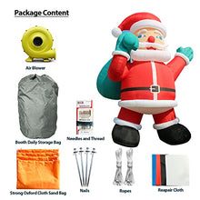 OZIS Giant 20Ft Inflatable Santa Claus Red