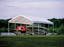 ShelterLogic 18' x 30' SuperMax Heavy Duty Steel Frame Canopy White