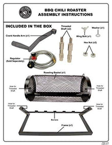 Santa Barbara Chili Roaster CR-BARBACOA-1 5 Burner Hatch Chile Roaster Propane Roaster Drum & Regulator
