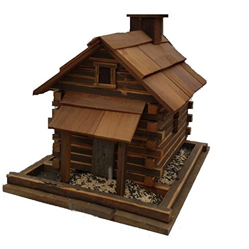 Home Bazaar Valley Forge Feeder (Large) - Natural Cedar