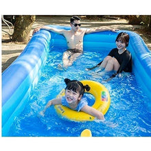 Swimming Pool for Adults Full-Sized Inflatable Lounge Pool Family Interaction Pool Party Thickened Abrasion Resistant 305X180X60 Cm Backyard Water
