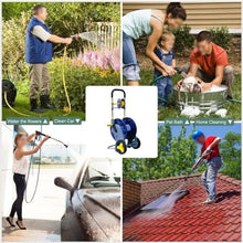 ZGLINMZ Hose Reel Truck, Hose Storage Truck with Wheels, Hose Irrigation Truck, Backyard Watering Kit, Detachable Garden Hose Reel (Hose Cart+30m Pipe)
