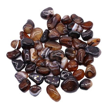 Pebbles Natural Carnelian Evil Eye Red Black Agate Gravel Specimen Square Polished Healing Stone Reiki for Aquarium Fish Tank Home Decor(Color33,1000g)