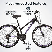 Schwinn GTX 1.0 Comfort Hybrid Bike 700c Black