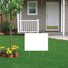 VictoryStore 250-Pack 24x36-Inch Blank Corrugated Plastic Yard Signs – 4mm Thick, Waterproof