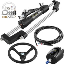 VEVOR Hydraulic Outboard Steering Kit 300HP with Helm Pump & 18 ft Hose