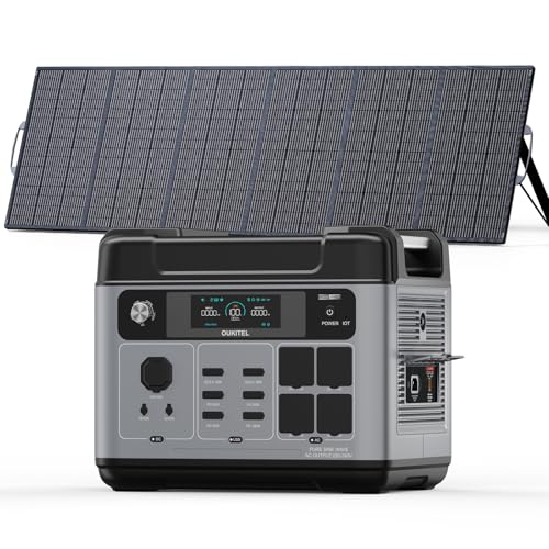 OUKITEL P2001 Pro 3200W/2048Wh Power Station With 500W Solar Panel