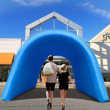 Sewinfla Inflatable Sports Tunnel Entrance with Blower 16x10x10ft Blue