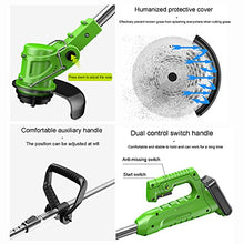Cordless String Trimmer Electric Lawn Mower Powerful Long-Lasting Work Light Smooth Trimming Lawn Mower