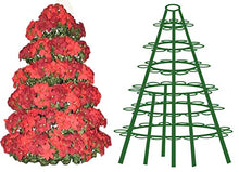 Creative Displays Full Round Poinsettia Tree Rack Display 106FB - Freestanding Vertical Garden Frame | Great for Poinsettias, Flowers, Potted Plants, Succulents, and More (6.5 Ft)