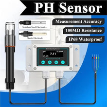 SKESTORE PH Sensor Industrial Water Quality Turbidity Tester, ORP Electrode EC Transmitter PH Meter(PH 4-20MA)