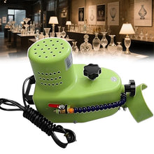 forplubossmmp Portable Glass Edger Machine, 800w Electric Power, 8000 RPM Speed, Diamond Glass Corner Grinding Edging Machine, Handles Plane, Curve Edges at 1-3 M/Min, Compact 14-Lb Build
