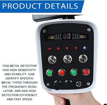 Metal Detector Scanner Device, Handheld Gold and Silver Scanner Locator Device, 1000M Range 30M Depth Sensitive, Display for Treasure & Metal Recovery