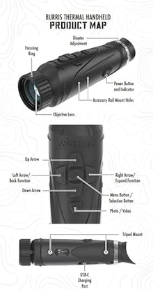 Burris BTH35 V3 Thermal Imaging Monocular Black