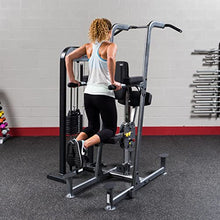 Body-Solid Pro Select Free Standing Weight Assisted Chin-Dip Machine 310 lbs Grey Black