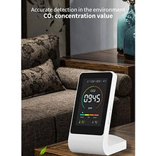TEOYETTSF 3-in-1 Intelligent Carbon Dioxide Detector Lightweight Measuring Tool Indoor Air Quality Monitor Thermometer Hygrometer