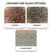Empire Carol Rose Outdoor SS See-Through 48" Linear Fireplace - NG