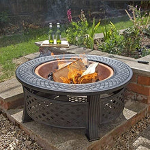 Fire Pit,Outdoor Cast Iron Wood Burning Fire Bowl Outdoor Brazier, Large Round Outside Backyard Deck Camping Heavy Duty Metal Garden Fire Pits