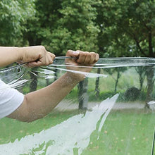 Transparent Tarpaulin Plant Flower Cover Waterproof PVC Plastic Tarp with Eyelets, Plant Sheet Covers Rainproof, 0. 35mm Thick, 400g/m² (Color : 0.35mm, Size : 2x4m/6.56x13.12ft)