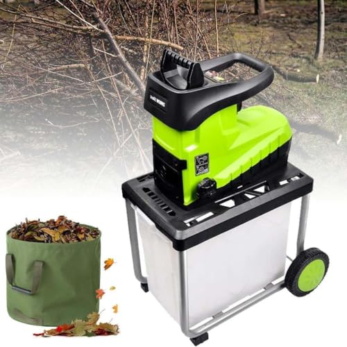 HajMyrdonyx 2800W Electric Leaf Mulcher Compost Shredder 5000r/min