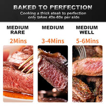 YXCUSAM Electric Steakhouse Broiler,Multi-Layer Commercial/Home Countertop Oven, Steak Machine, with Broiler/Tray/Clips (A)