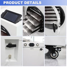 HNZXIB ZZKD -60℃ Vacuum Freeze Dryer Machine for Home, Food Grade White