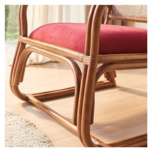 SFYCLEB Sofa Rattan Hanging Chair Rattan Chair Tea Table Balcony Single Sofa Backrest Chair Sub Vintage Rattan Armchair Sub Rattan Hammock Chair