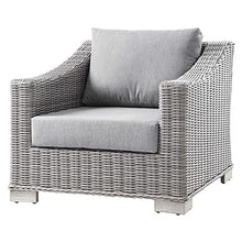Lounge Sectional Sofa Chair Set, Rattan, Wicker, Grey Gray, Modern, Outdoor Patio Balcony Bistro
