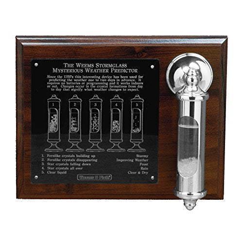 Weems and Plath Stormglass with Display, Chrome