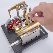 Helixsun DIY Steam Beam Engine Model Kit Full Metal with Boiler & Flyball Governor