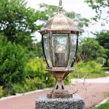 Pillar Fence Lights Outdoor Lamp Post Cap Aluminum Heat-Resistant Top Pillar Lamp Waterproof Path Lamp