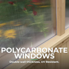 Yardistry 6.7' x 7.8' Meridian Greenhouse Beige