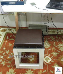 NauticalMart Decorative Wooden Ottoman Stool