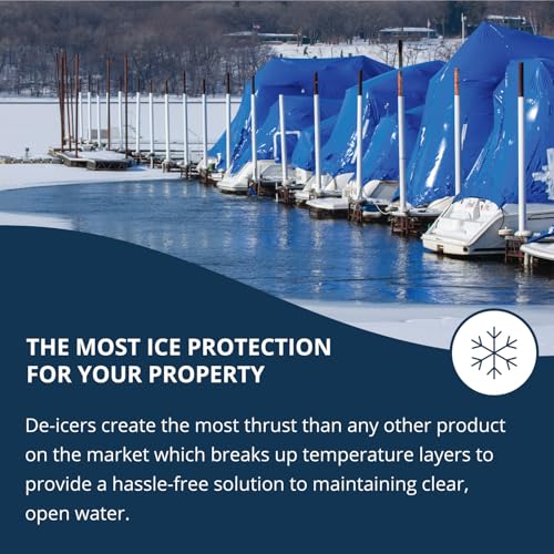 Kasco 1 HP Lake & Pond De-icer 120V Silver