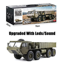 HobbyToki 1/12 US 8x8 HEMMT M977 Military Truck With LEDs & Sounds