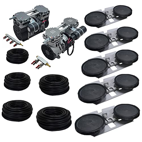 Pro Aeration System - 1/2 HP & 1 HP Pond Aerator Pumps for Up to 6 Acres
