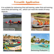 AEDNX Pool/Beach & River Simulation Rescue Dummy, Water Rescue Training Dummy, Fire Training Drill Model with 3 Water Injection Holes Rapid Drainage(Yellow)
