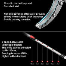 EliteBloom Pruning Shears, Garden Loppers Long Handle Telescopic Anvil Loppers, Landscaping Rough Dead Tree Pruning Tool, Extendable 69-103Cm Garden Pruner,1×Clippers