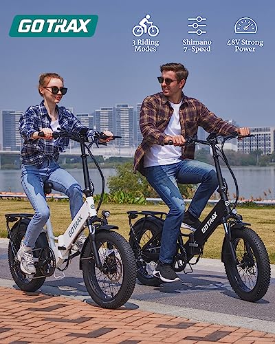 Gotrax F2 20" Folding Electric Bike Black Large